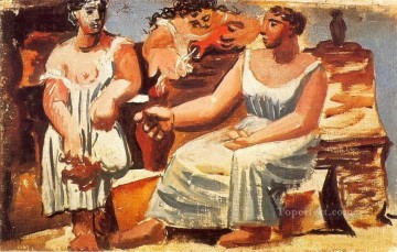 Pablo Picasso Painting - Tres mujeres en la fuente 8 1921 cubista Pablo Picasso